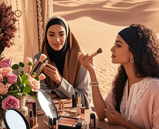 WHERE DESERT MAKEUP MASTERCLASS MEETS LUNAR BEAUTY BRUSHES