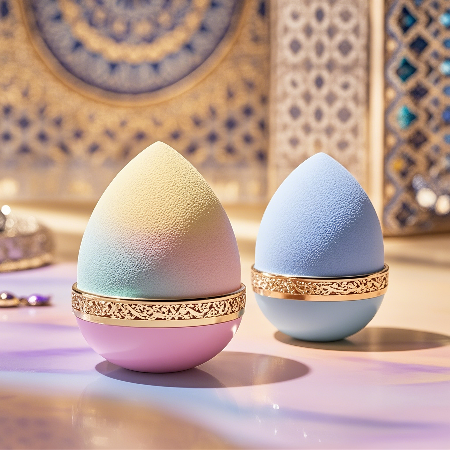 DESERT MIRAGE MAKEUP BLENDING SPONGES, 4 PACK BEST FOR LIQUID FOUNDATION