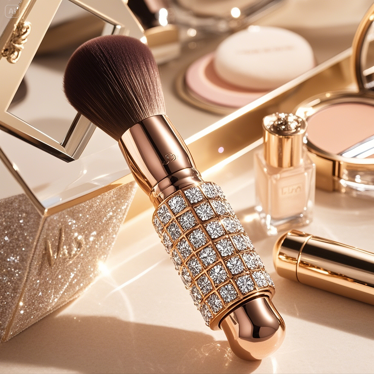 ÉCLIPSE RETRACTABLE POWDER BRUSH